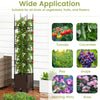 Lucktree Raised Garden Bed Planter Box with Trellis