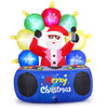 Lucktree 6Ft Inflatable DJ Santa, Inflatable Christmas Decoration