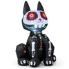 Lucktree 4 FT Day of the Dead Inflatable Skull Black Cat with LED Lights