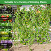 Lucktree Garden Arched Trellis for Climbing Plants, 71” x 71” U-Shaped Tall Cucumber Trellis for Raised Garden Bed