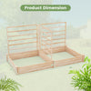 Lucktree Raised Garden Bed with Trellis