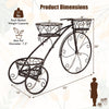 Lucktree Metal Bicycle Planter