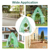 Lucktree Portable Walk-in Greenhouse - 5.5’x5.5’x6’ PE Cover, Roll-up Zippered Door, Window