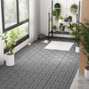 Lucktree 18/36 PCS Interlocking Deck Tiles - 12" x 12" Composite Decking Boards Waterproof All Weather