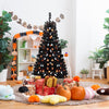 Lucktree 4.5 FT Pre-Lit Halloween Tree with 6 Lighting Modes with Spooky Music Sync