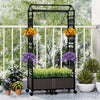 Lucktree 5FT Self-Watering Tall Raised Garden Bed w/Wheels