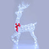 Lucktree 5 Feet Pre-Lit Christmas Reindeer with 100 LED Lights