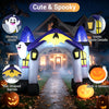 9FT/270 CM Halloween Inflatable Archway with LED Lights