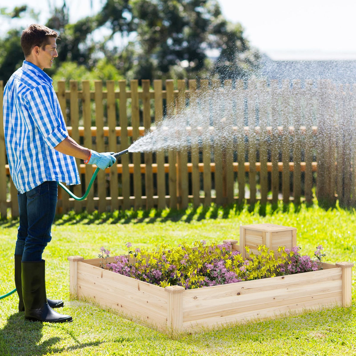 Lucktree Raised Garden Bed
