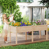 73" L x 23" W x 30" H Raised Garden Bed with Drain Hole