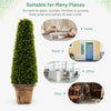 3FT Artificial Boxwood Topiary Tree, Faux Boxwood Tree