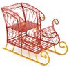 Lucktree Metal Christmas Santa Sleigh Basket