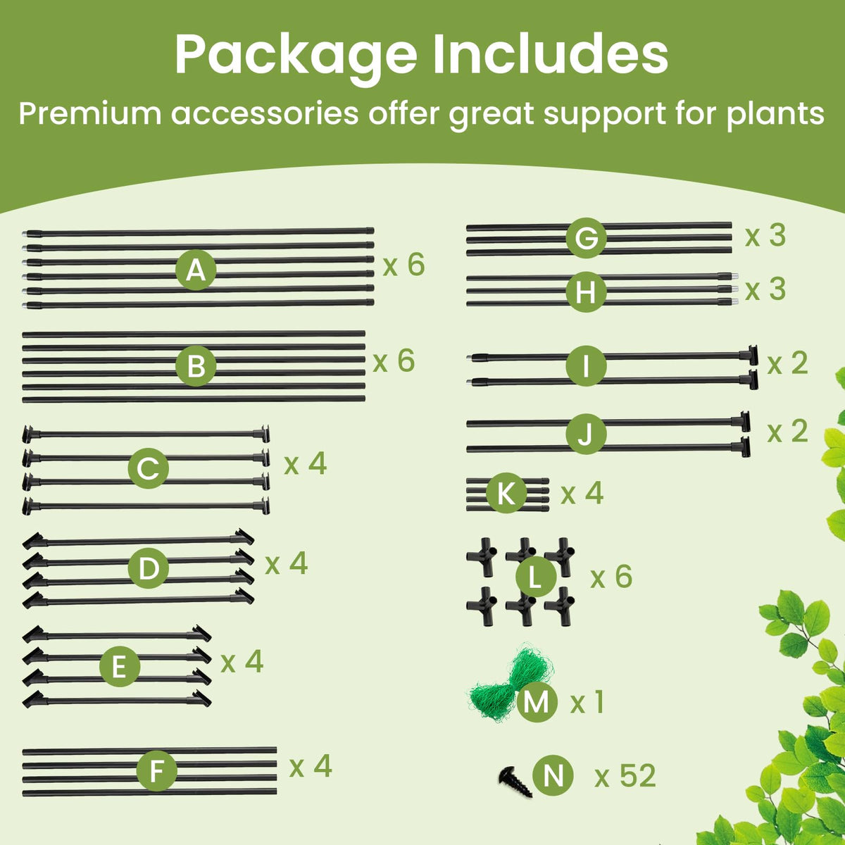 Lucktree Outdoor Grape Vine Trellis for Climbing Plants 79" x 59" x 78" Large Garden Arch