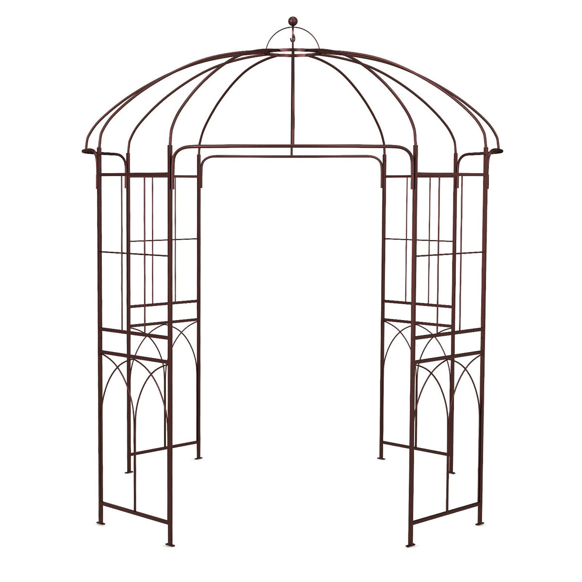 Lucktree Birdcage Shape Garden Arbor, 8.4ft High x 7ft Wide
