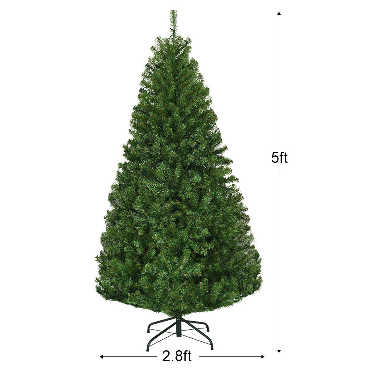 Lucktree 5FT Pre-Lit Artificial Christmas Tree - LucktreeUS