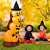 7 Ft Halloween Inflatable Stacked Pumpkins with Build-in LED Lights & Blower