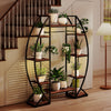Lucktree Plant Stand Indoor with Grow Lights 10-Tier 63" Tall Metal Plant Shelf