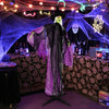 Lucktree 7.2 FT Halloween Animatronic Witch, Animated Standing Poseable Figure with Light up Eyes
