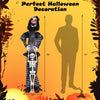 Lucktree 70" Halloween Animated Life-Size Clown Catching Skeleton Doll