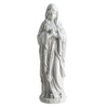 Lucktree Virgin Mary Praying Statue 29.5" | Blessed Mother Outdoor Religious Statue with Rosary Beads
