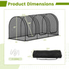 Lucktree 108” x 48” x 47” Tunnel Crop Cage