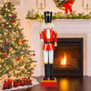 Lucktree 4' Christmas Nutcracker w/High Hat Beautiful Scepter Uniform & Boots