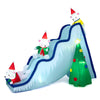 Lucktree Christmas Inflatable Polar Bear Slide Scene Decoration