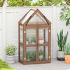 Lucktree Garden Cold Frame Mini Greenhouse Storage Shelves