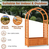 Lucktree Raised Garden Bed with Arch Trellis