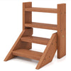 Lucktree Plant Stand for Desk 4-Tier Small Tabletop Ladder Shelf for Succulents