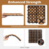 Lucktree 12" x 12" Interlocking Acacia Wood Deck Tiles