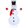 Lucktree 6 FT Lighted Christmas Snowman, Outdoor Pop-up Snowman Figure w/200 Lights