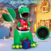 Lucktree 6.8 FT Inflatable Christmas Dinosaur