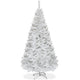 White Christmas Tree with Solid Metal Legs Perfect for Holiday Indoor and Outdoor Decoration
